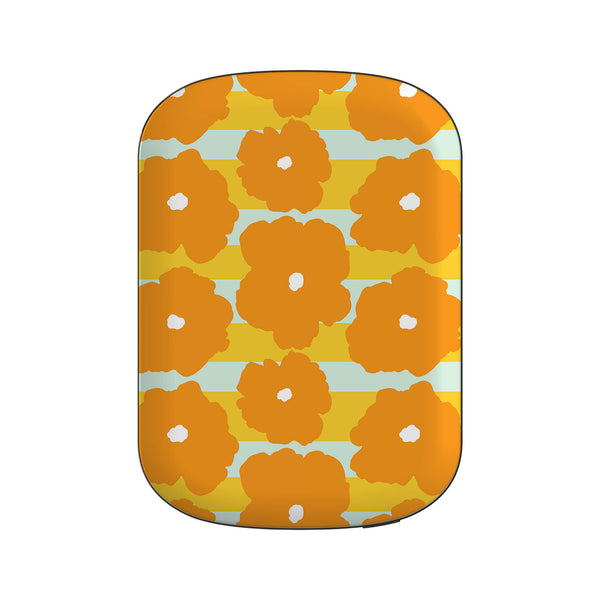 Bold Floral Orange - MagSafe CHARGEPOD Shell Only