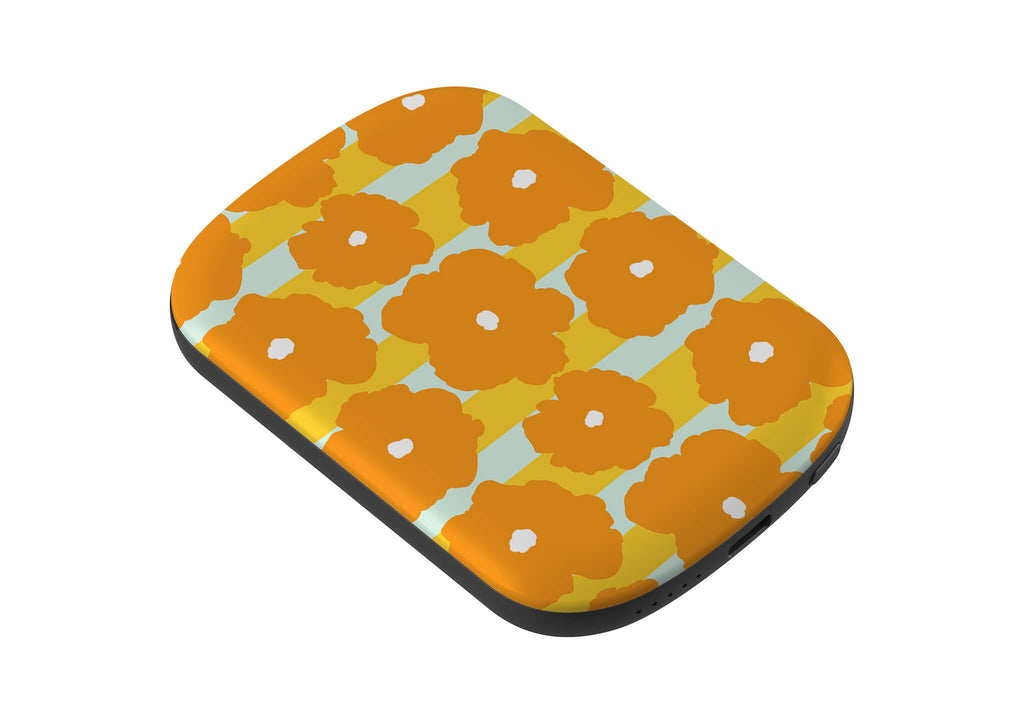 Bold Floral Orange MagSafe CHARGEPOD — Finnaij