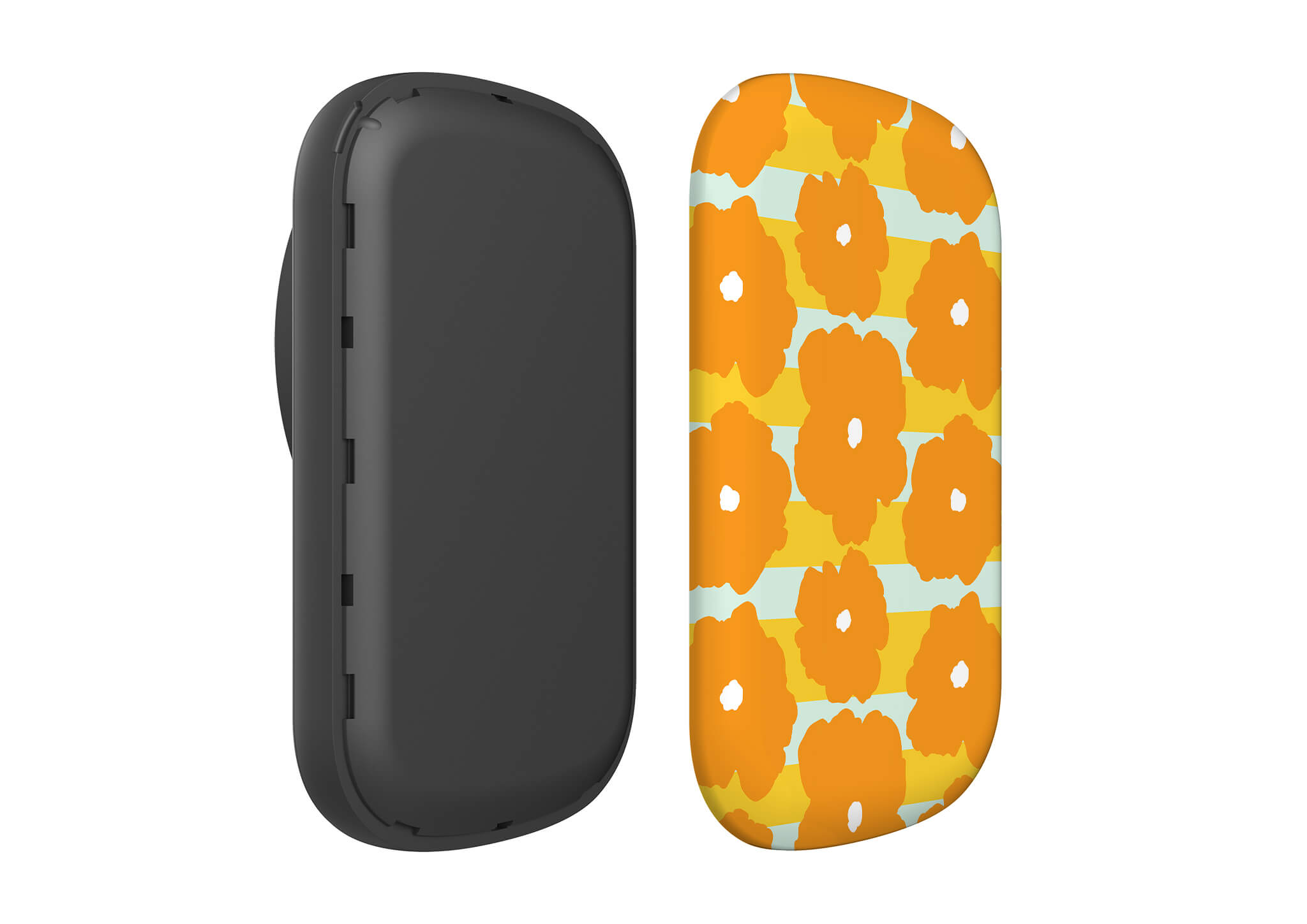 Bold Floral Orange MagSafe CHARGEPOD — Finnaij