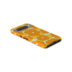 Bold Floral Orange Tough Case for Google Pixel — Finnaij