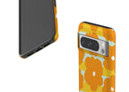 Bold Floral Orange Tough Case for Google Pixel — Finnaij