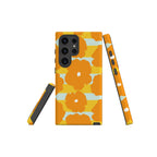 Bold Floral Orange Tough Case for Samsung Galaxy — Finnaij