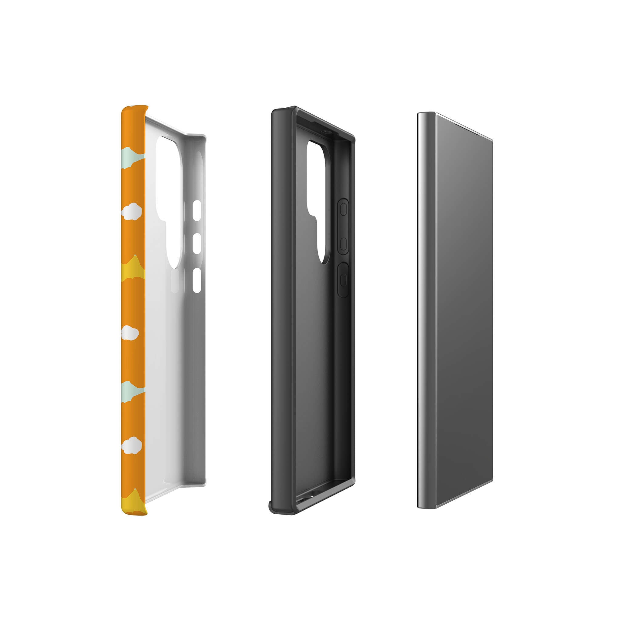 Bold Floral Orange Tough Case for Samsung Galaxy — Finnaij