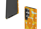 Bold Floral Orange Tough Case for Samsung Galaxy — View 7 — Finnaij