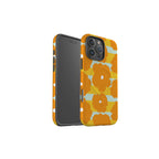 Bold Floral Orange — Magsafe Tough Case for iPhone — Finnaij