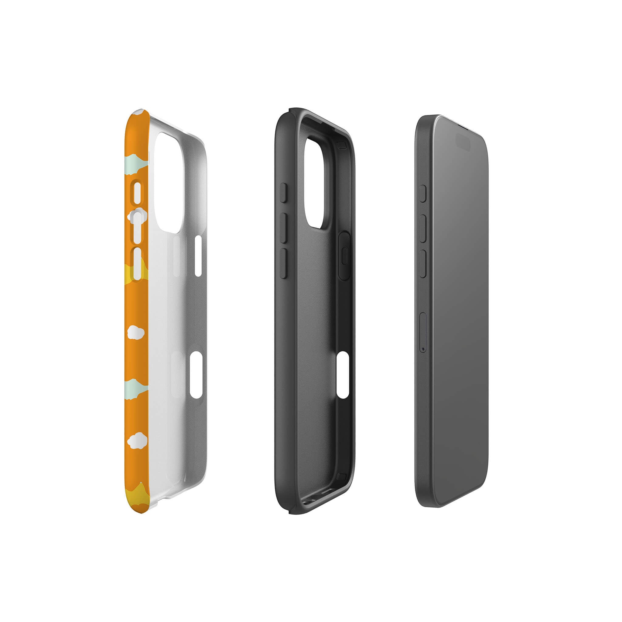 Bold Floral Orange Tough Case for iPhone — Finnaij
