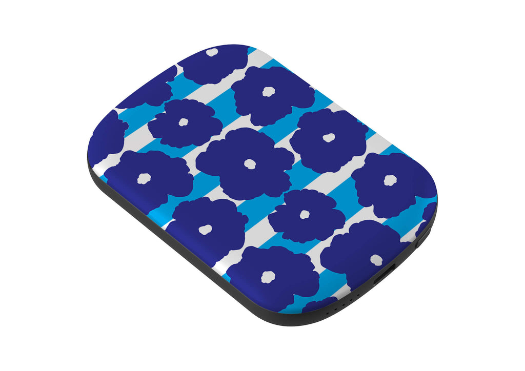 Bold Floral Blue MagSafe CHARGEPOD — Finnaij