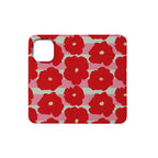 Bold Floral — Folio Wallet Case for iPhone — Finnaij
