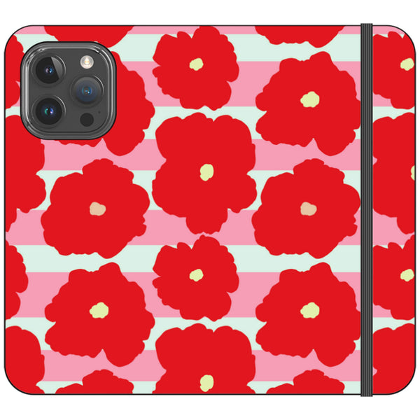 Bold Floral - Folio Wallet Case