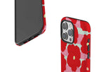 Bold Floral Magsafe Tough Case for iPhone — Angle Detail — Finnaij