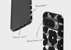 Bold Floral Black — Tough Case for Google — Finnaij