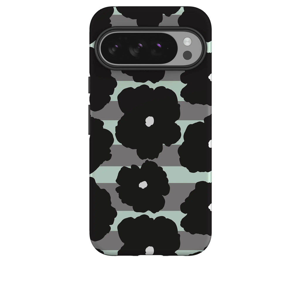 Bold Floral Black — Tough Case for Google — Finnaij