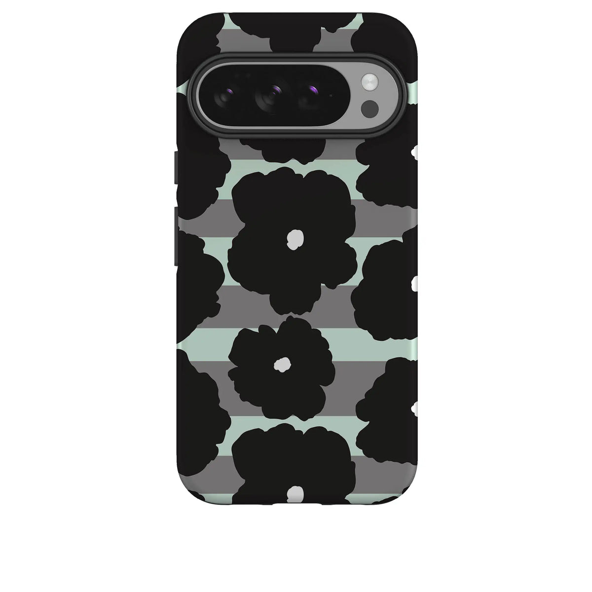 Bold Floral Black — Tough Case for Google — Finnaij