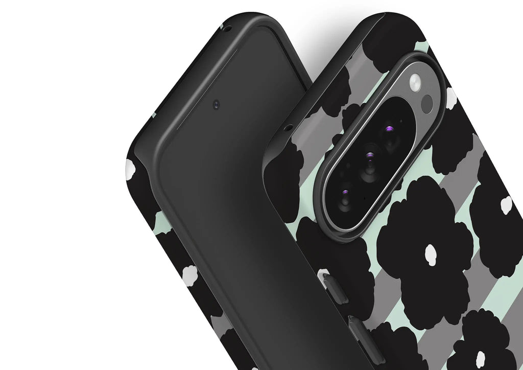 Bold Floral Black — Tough Case for Google — Finnaij