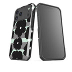 Bold Floral Black — Impact Armour MagSafe Case for iPhone — Finnaij