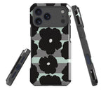 Bold Floral Black — Impact Armour MagSafe Case for iPhone — Three Quarter — Finnaij