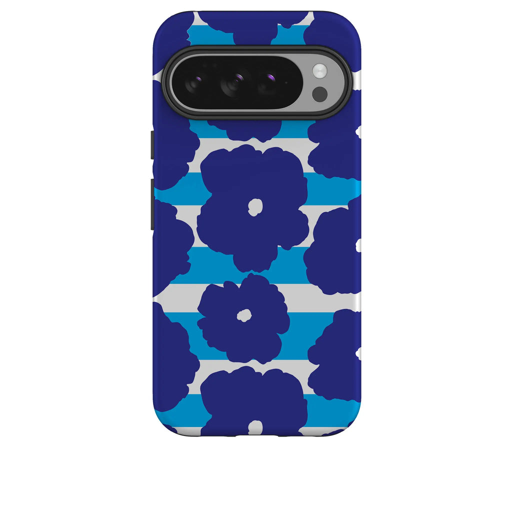 Bold Floral Blue — Tough Case for Google — Finnaij