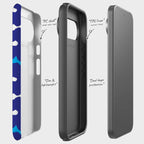 Bold Floral Blue — Tough Case for Google — Finnaij
