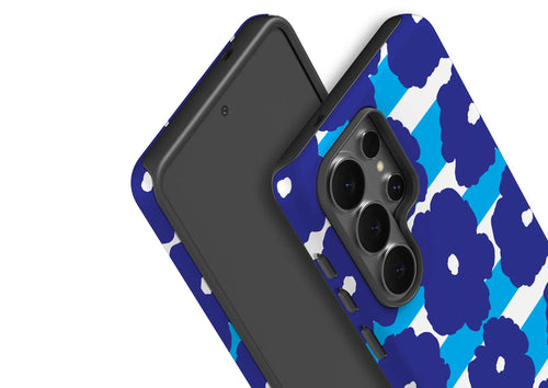 Bold Floral Blue — Tough Case for Samsung — Finnaij