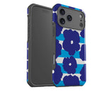 Bold Floral Blue — Impact Armour MagSafe Case for iPhone — Finnaij