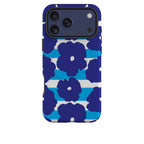 Bold Floral Blue — Magsafe Tough Case for iPhone — Finnaij