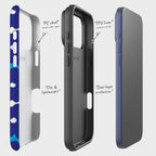 Bold Floral Blue — Tough Case for iPhone — Finnaij