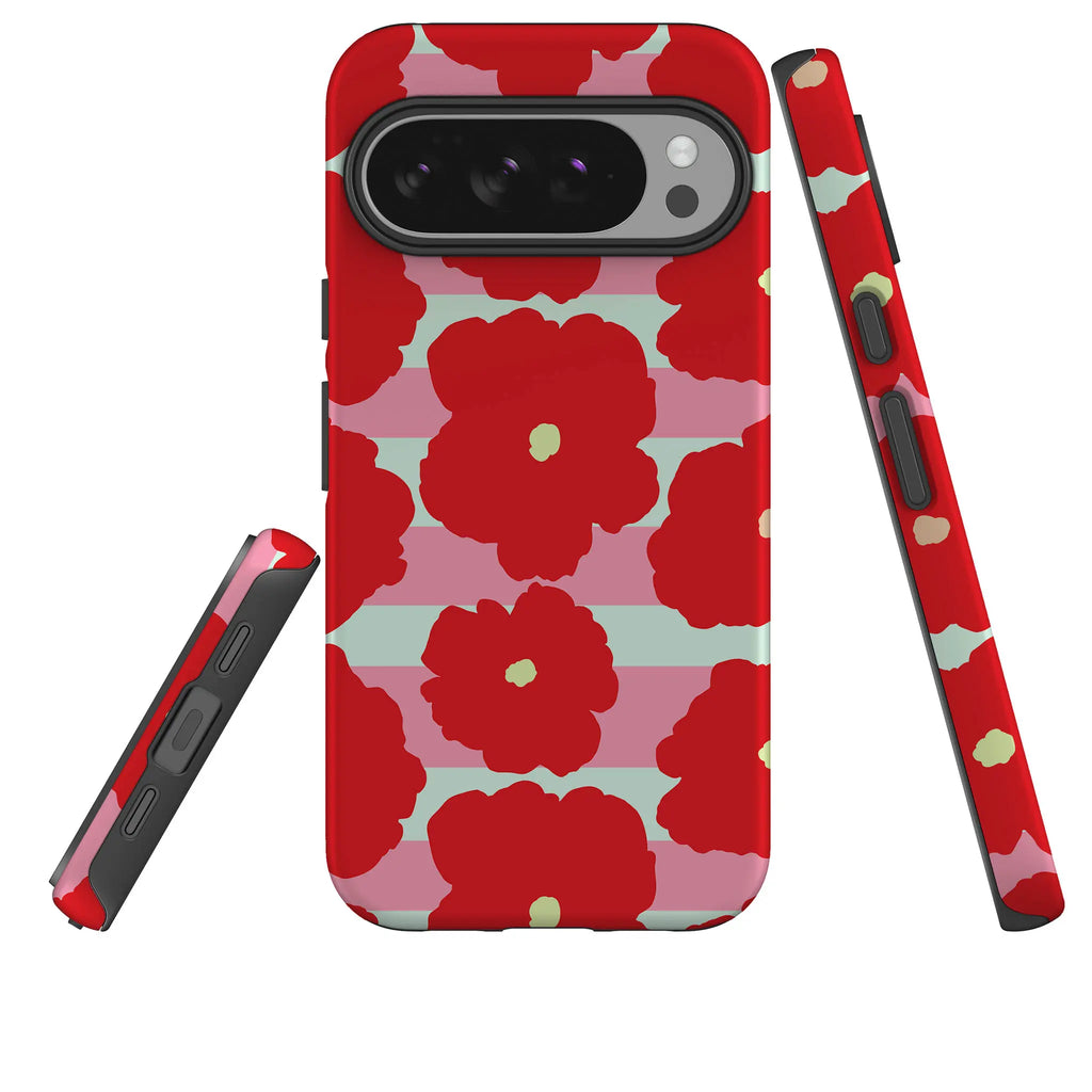 Bold Floral — Tough Case for Google — Three Quarter — Finnaij