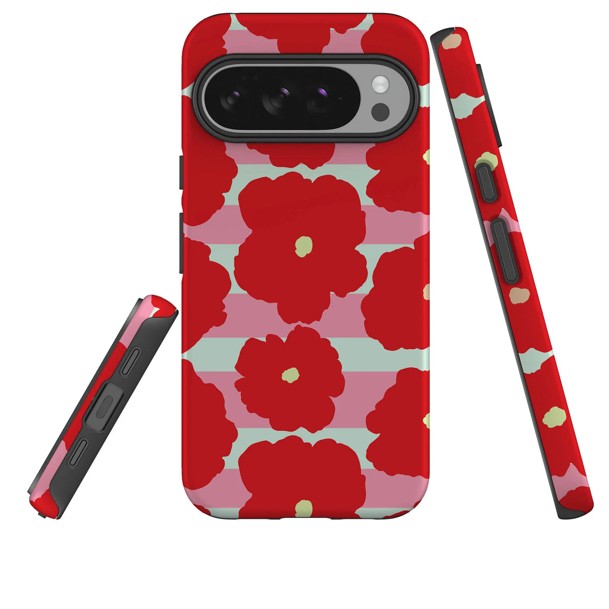 Bold Floral — Tough Case for Google — Three Quarter — Finnaij