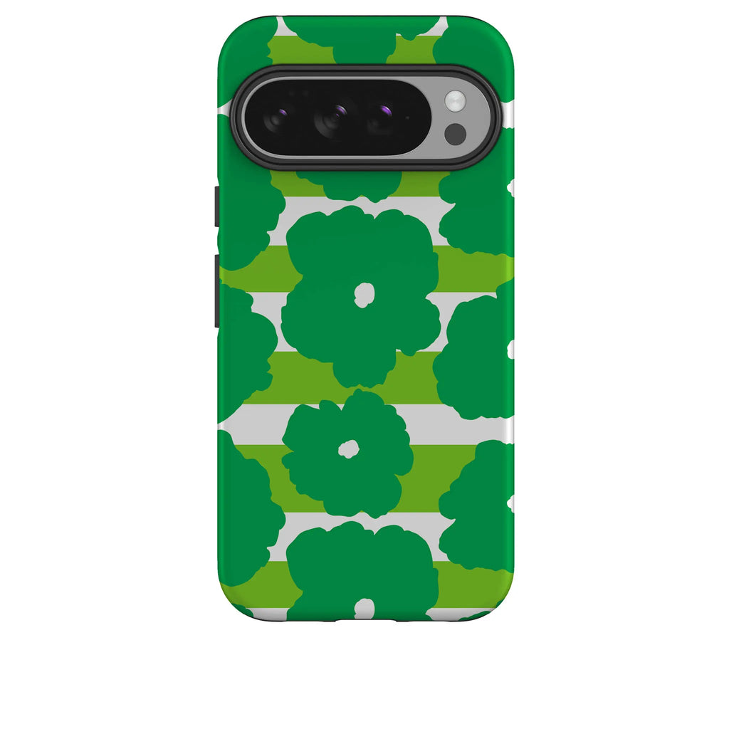 Bold Floral Green — Tough Case for Google — Finnaij