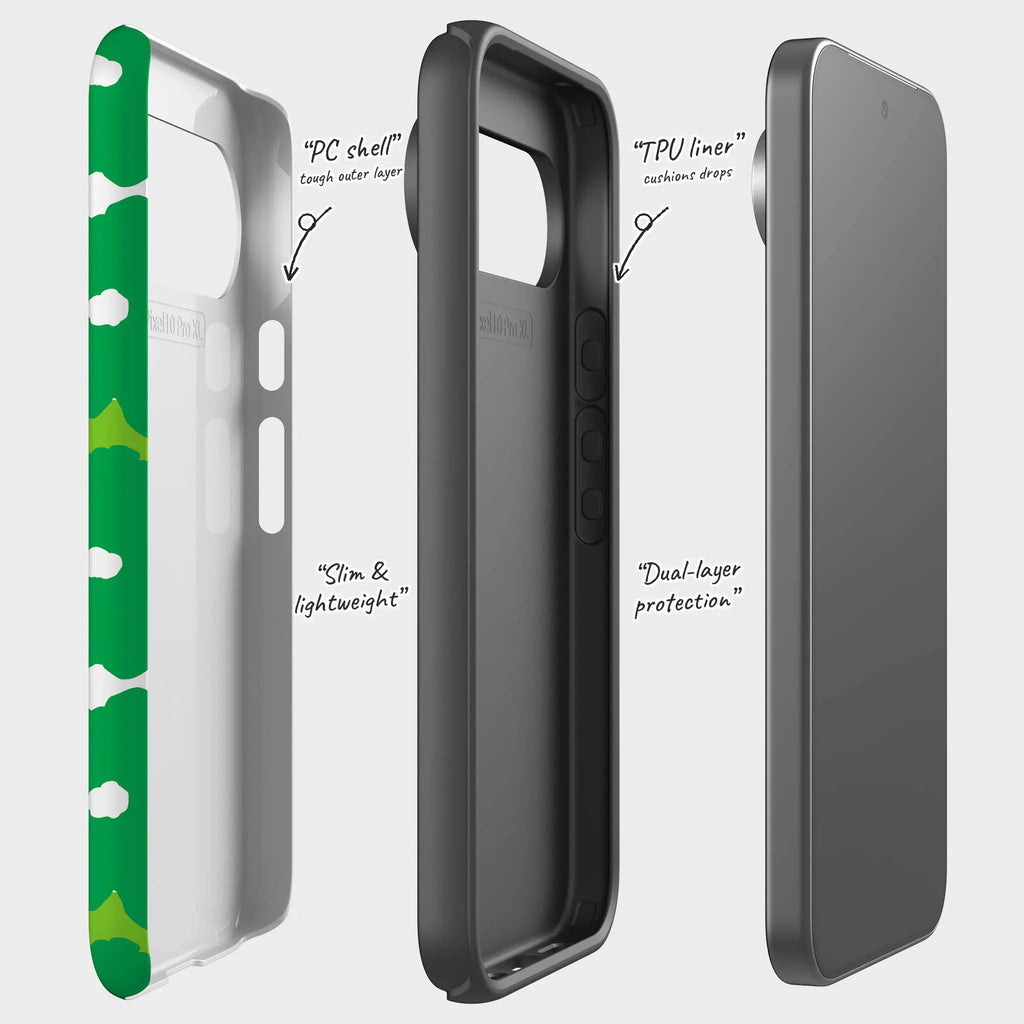 Bold Floral Green — Tough Case for Google — Finnaij