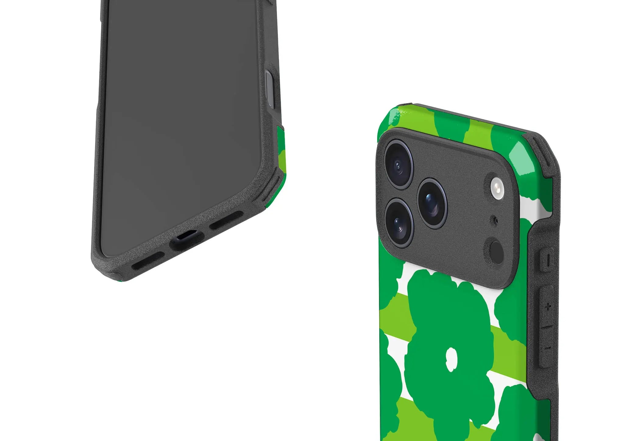 Bold Floral Green — Impact Armour MagSafe Case for iPhone — Finnaij