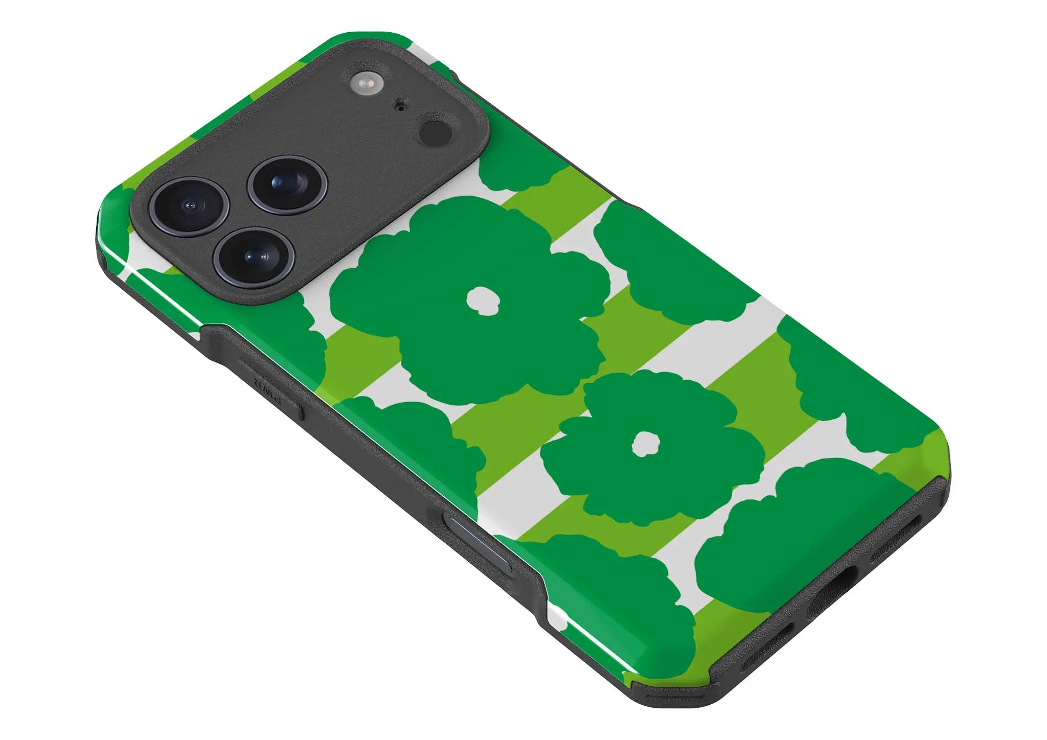 Bold Floral Green — Impact Armour MagSafe Case for iPhone — Finnaij