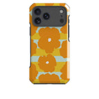 Bold Floral Orange — Impact Armour MagSafe Case for iPhone — Finnaij