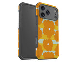 Bold Floral Orange — Impact Armour MagSafe Case for iPhone — Finnaij