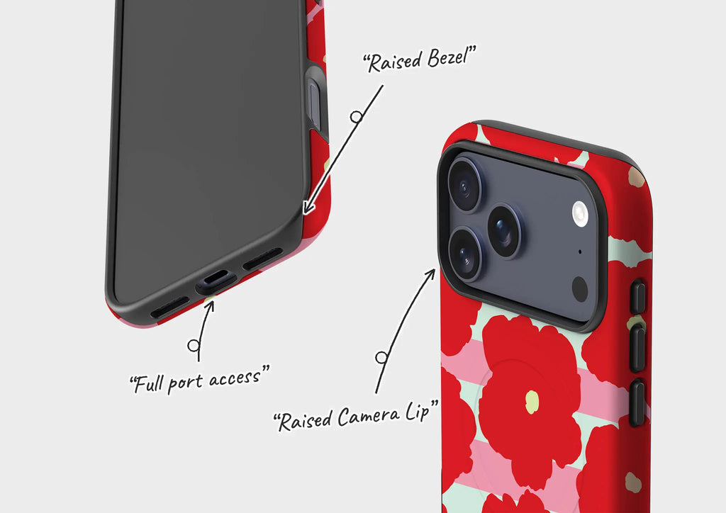 Bold Floral — Magsafe Tough Case for iPhone — Finnaij