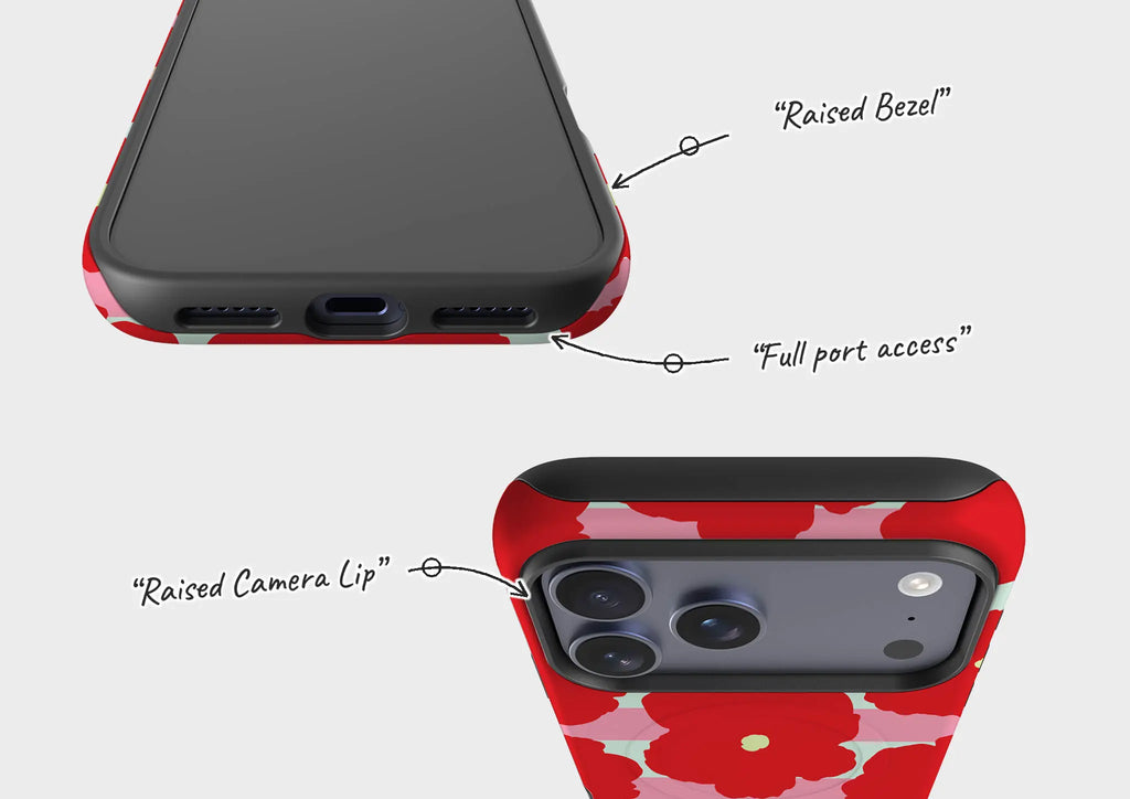 Bold Floral — Magsafe Tough Case for iPhone — Finnaij
