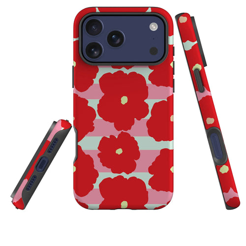 Bold Floral — Tough Case for iPhone — Three Quarter — Finnaij
