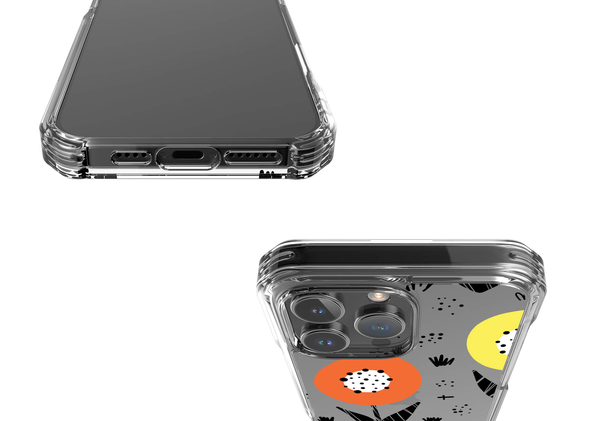Botanical Doodle — Clear Impact Case for iPhone — Finnaij