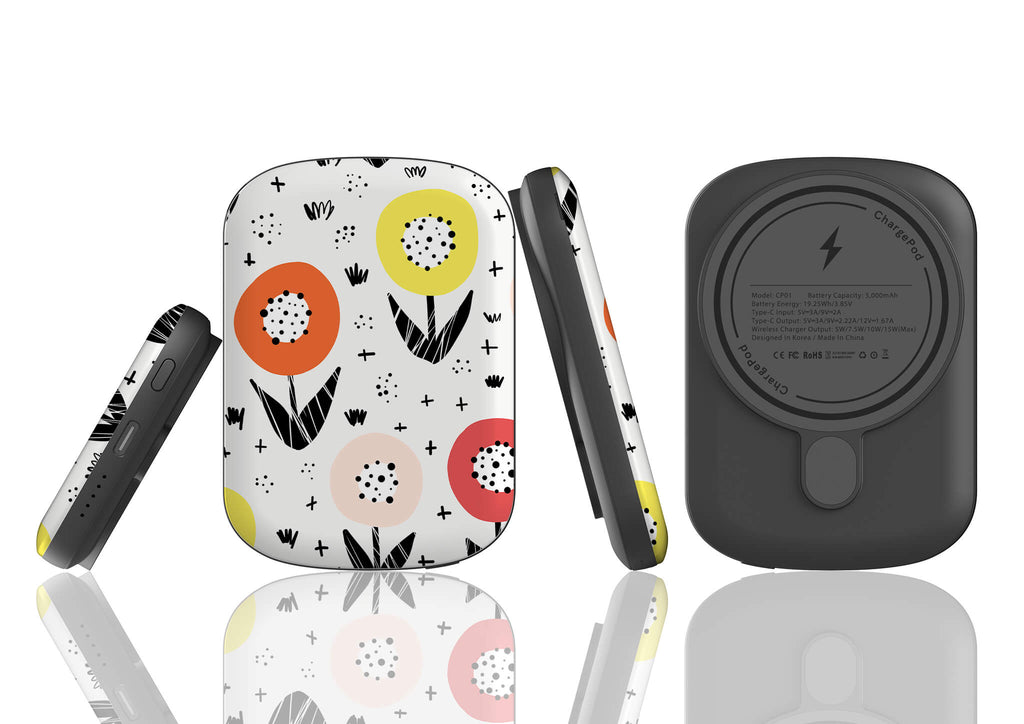 Botanical Doodle MagSafe CHARGEPOD — Finnaij