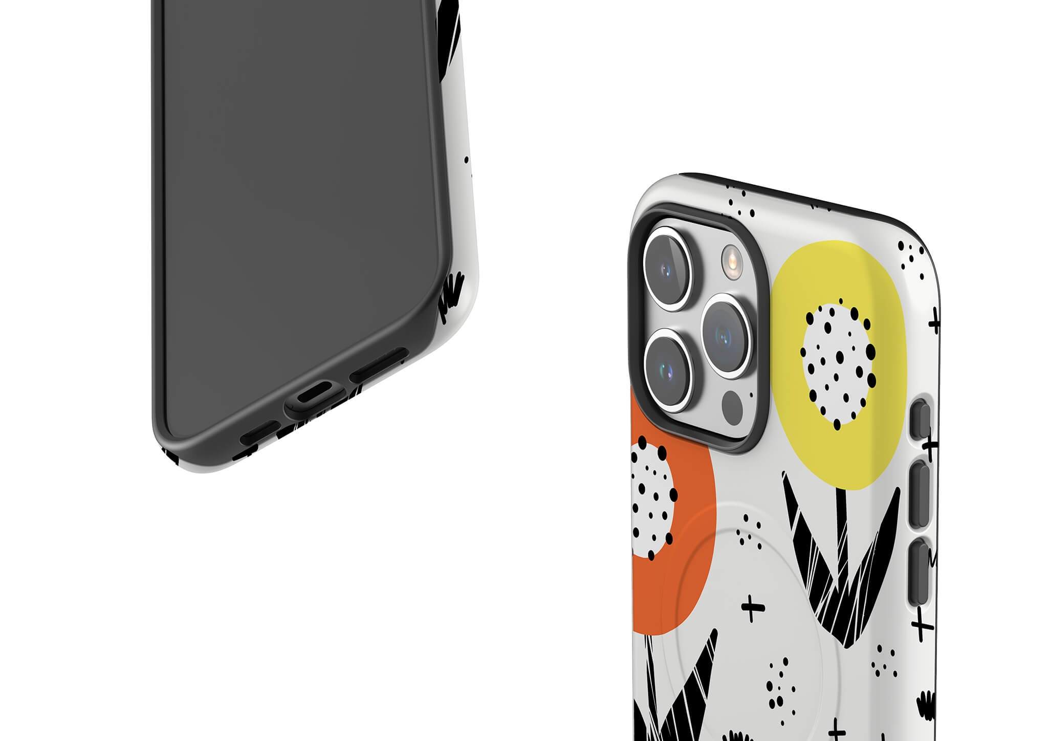 Botanical Doodle — Magsafe Tough Case for iPhone — Finnaij