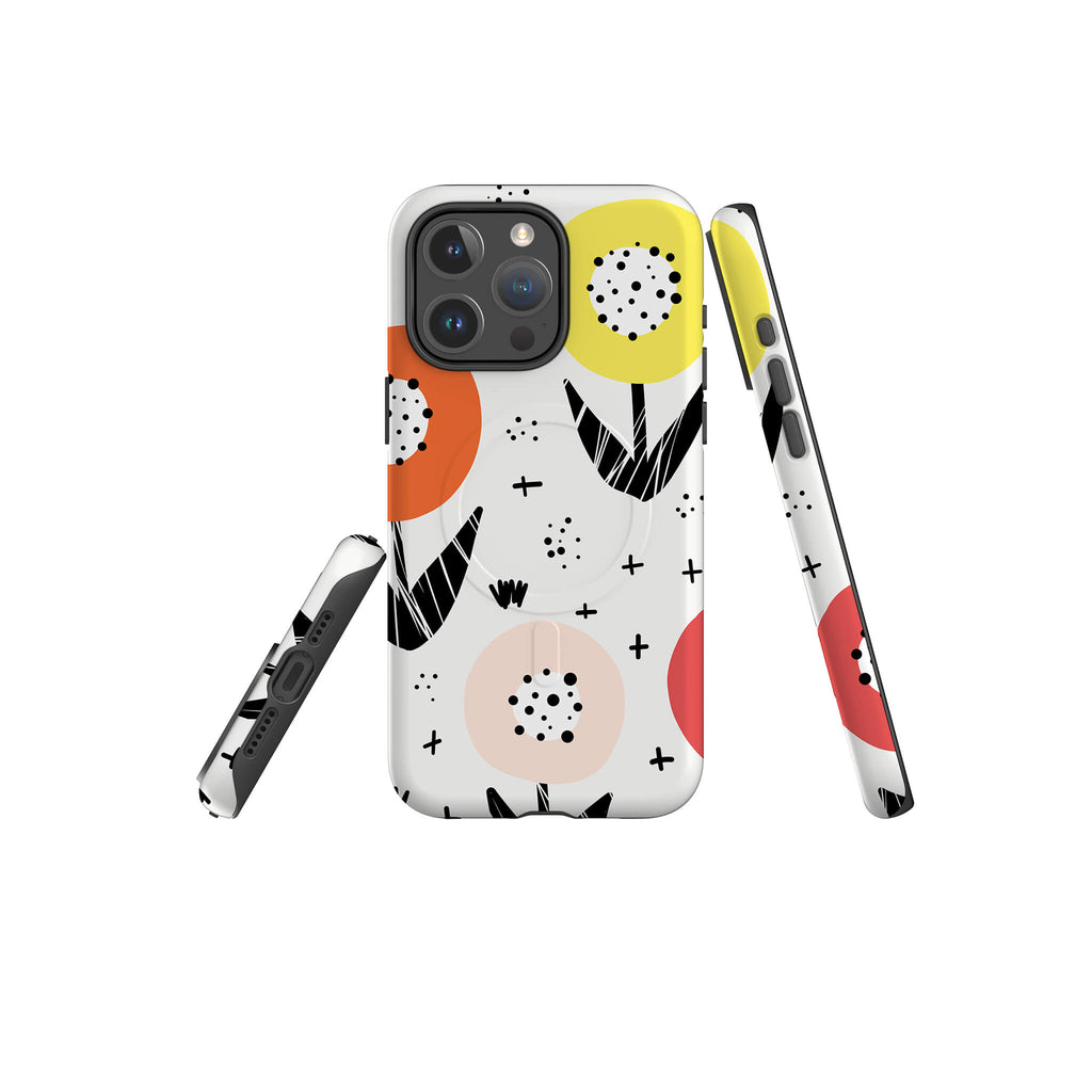 Botanical Doodle — Magsafe Tough Case for iPhone — Finnaij