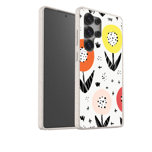 Botanical Doodle — Samsung Galaxy Bio-degradable Case — Finnaij