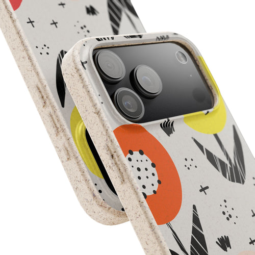 Botanical Doodle — iPhone Bio-degradable Case — Finnaij