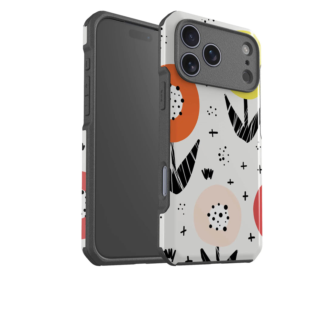 Botanical Doodle — Impact Armour MagSafe Case for iPhone — Finnaij