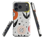 Botanical Doodle — Impact Armour MagSafe Case for iPhone — Three Quarter — Finnaij