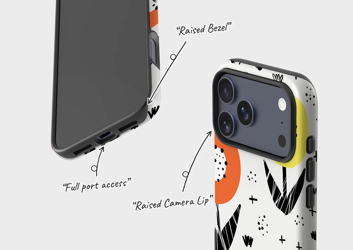 Botanical Doodle — Tough Case for iPhone — Finnaij