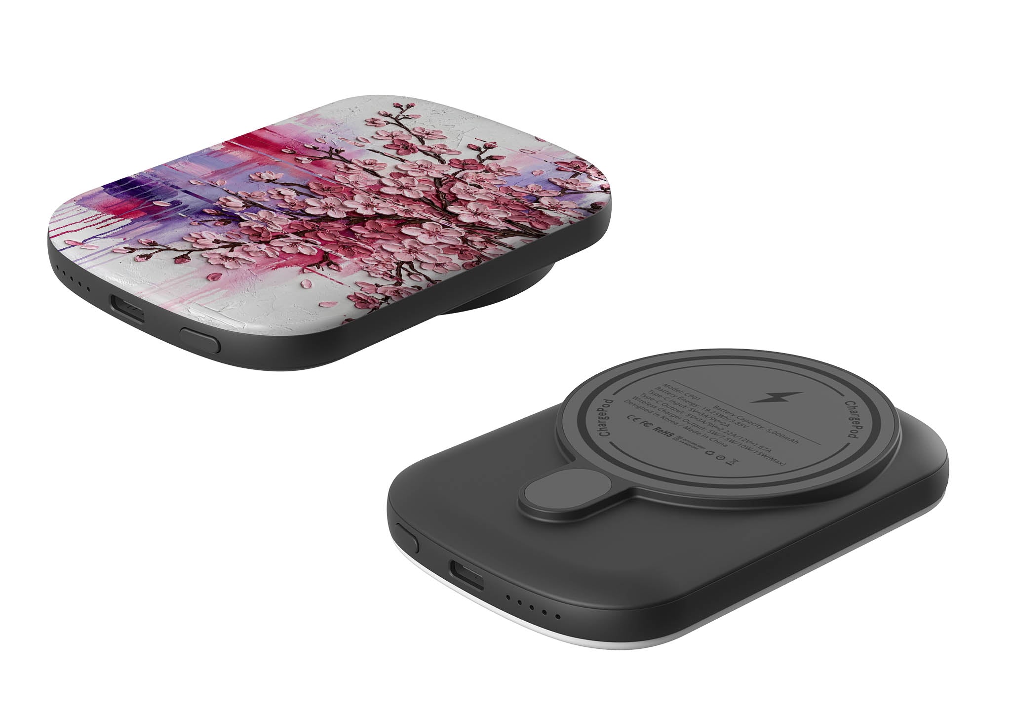 Cherry Blossoms by Frida Lövström — MagSafe CHARGEPOD — Finnaij