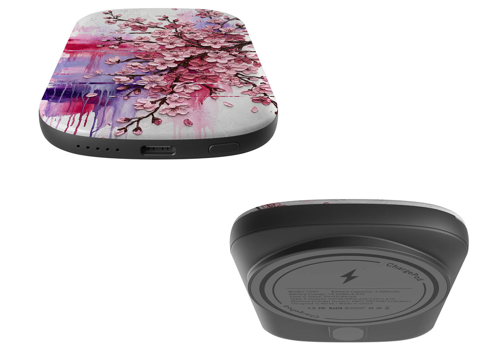 Cherry Blossoms by Frida Lövström — MagSafe CHARGEPOD — Finnaij