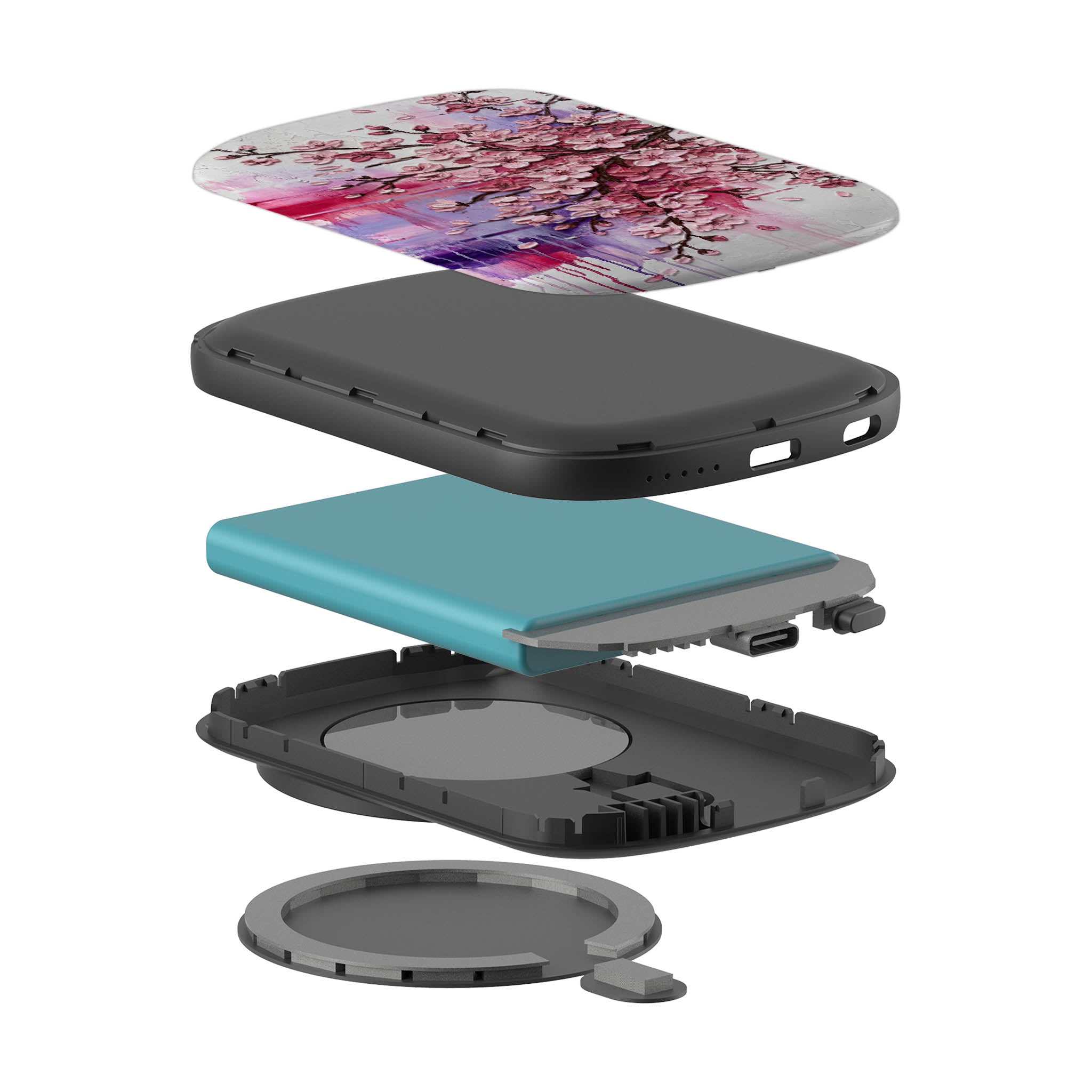 Cherry Blossoms by Frida Lövström — MagSafe CHARGEPOD — Finnaij