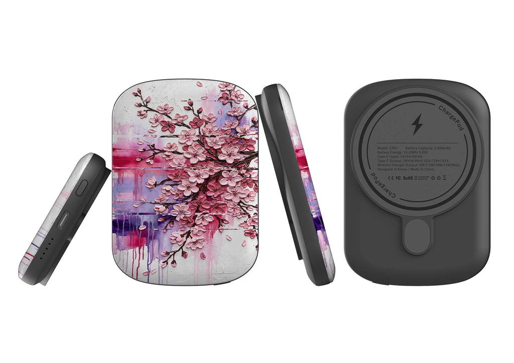 Cherry Blossoms by Frida Lövström — MagSafe CHARGEPOD — Finnaij